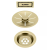 BLANCO Zestaw elementów stalowych w kolorze satin gold,  InFino, do jednej komory 203476